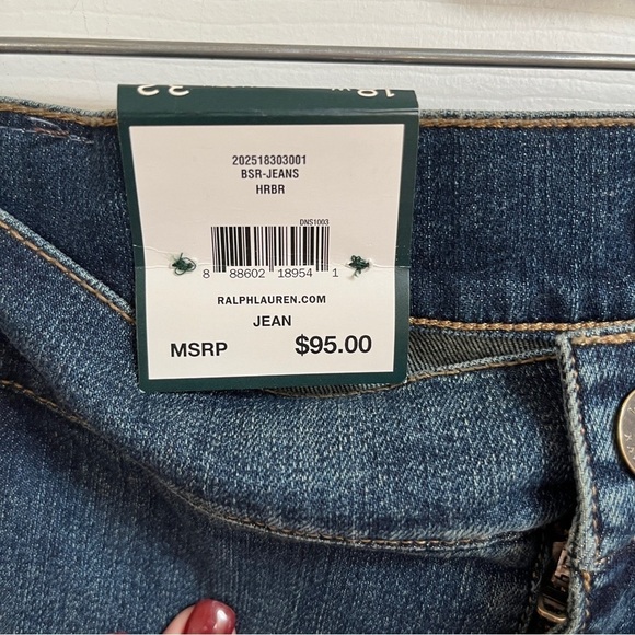 NWT LRL Women's Classic Slimming Fit Jeans 18W - Picture 8 of 9